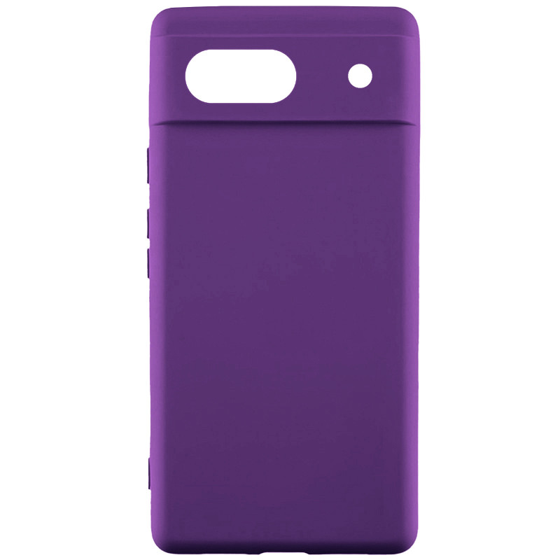 Чохол TPU GETMAN Liquid Silk Full Camera на Google Pixel 6 (Фіолетовий / Purple)