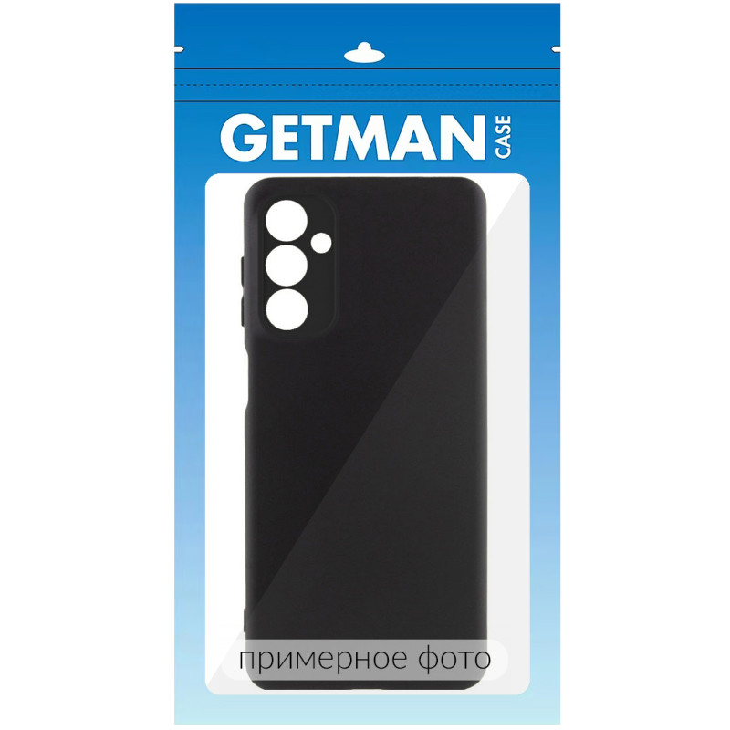 Фото Чохол TPU GETMAN Liquid Silk Full Camera на Motorola Edge 60 Pro (Чорний / Black) в маназині vchehle.ua