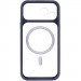 Фото Чехол TPU+PC GETMAN Moon Clear with Magnetic Safe для Apple iPhone 12 Pro Max (Blue) в магазине vchehle.ua