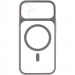 Фото Чохол TPU+PC GETMAN Moon Clear with Magnetic Safe на Apple iPhone 13 (6.1") (Grey) на vchehle.ua