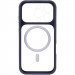 Фото Чехол TPU+PC GETMAN Moon Clear with Magnetic Safe для Apple iPhone 16 Pro (6.3") (Blue) в магазине vchehle.ua