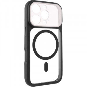 Чехол TPU+PC GETMAN Moon Clear with Magnetic Safe для Apple iPhone 16 Pro Max (6.9")