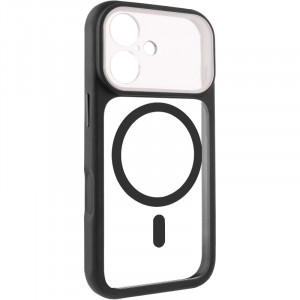 Чехол TPU+PC GETMAN Moon Clear with Magnetic Safe для Apple iPhone 17 (6.3")