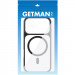 Фото Чохол TPU+PC GETMAN Moon Clear with Magnetic Safe на Apple iPhone 17 (6.3") (Black) на vchehle.ua