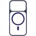 Фото Чохол TPU+PC GETMAN Moon Clear with Magnetic Safe на Apple iPhone 17 (6.3") (Blue) на vchehle.ua