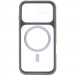 Фото Чохол TPU+PC GETMAN Moon Clear with Magnetic Safe на Apple iPhone 17 (6.3") (Grey) на vchehle.ua