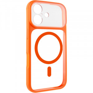 Чехол TPU+PC GETMAN Moon Clear with Magnetic Safe для Apple iPhone 17 (6.3")
