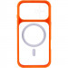 Фото Чохол TPU+PC GETMAN Moon Clear with Magnetic Safe на Apple iPhone 17 (6.3") (Orange) в маназині vchehle.ua