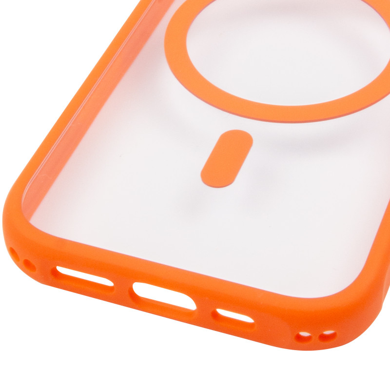 Купити Чохол TPU+PC GETMAN Moon Clear with Magnetic Safe на Apple iPhone 17 (6.3") (Orange) на vchehle.ua