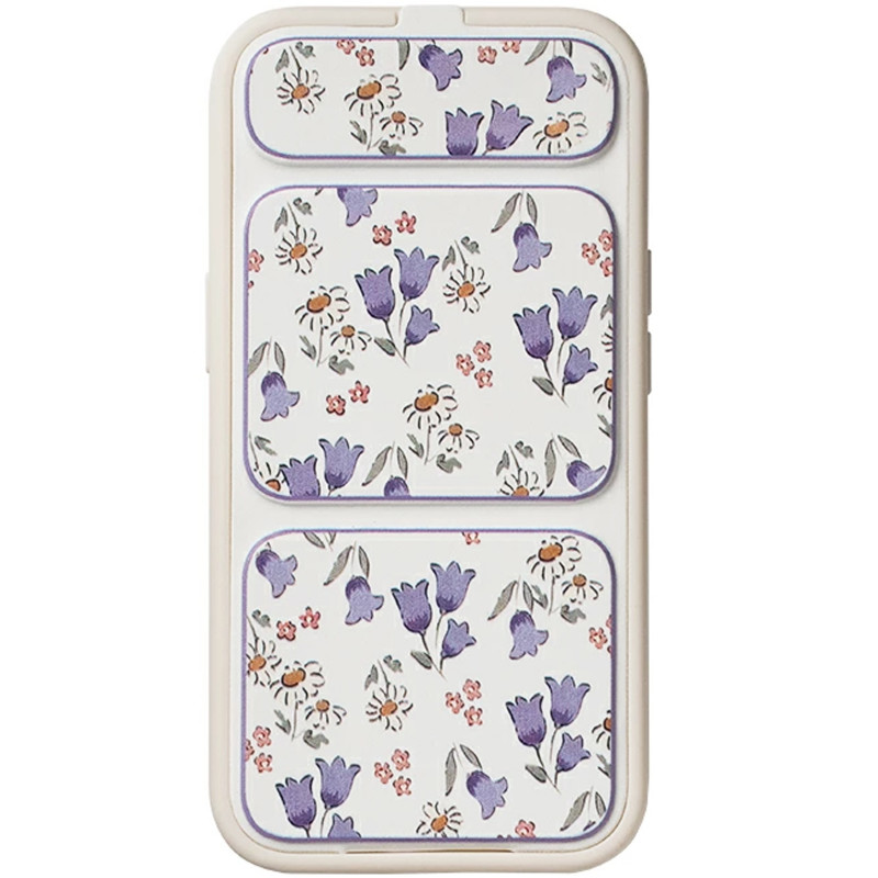 Чохол TPU Panel Stand на Apple iPhone 16 Pro (6.3") (Floral Breeze)