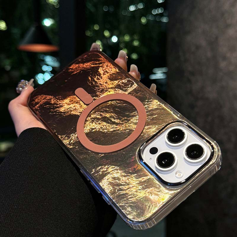 Фото Чохол TPU Shiny Mountain Magnetic Fit на Apple iPhone 16 Pro (6.3") (Chocolate) в маназині vchehle.ua