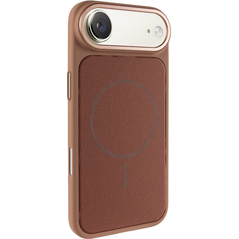 Чехол PC Textile Hybrid with Magnetic Fit для Apple iPhone 17 Air (6.5") (Desert Gold)
