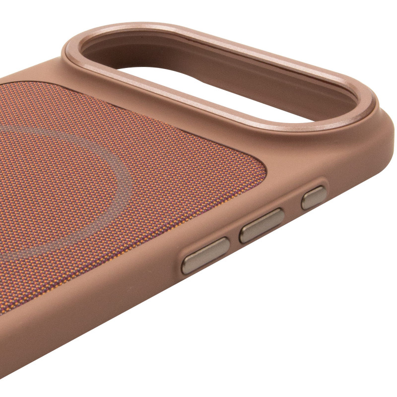 Чехол PC Textile Hybrid with Magnetic Fit для Apple iPhone 17 Air (6.5") (Desert Gold) в магазине vchehle.ua