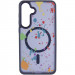 Фото Чехол TPU+PC Flush with Magnetic Safe для Samsung Galaxy S24 FE (Dark blue) на vchehle.ua