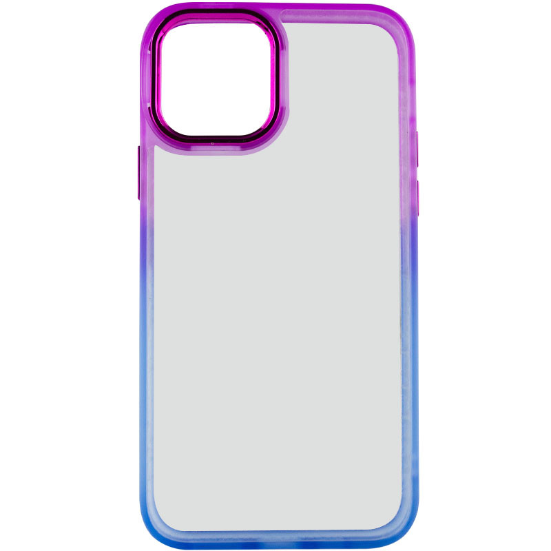 Фото Чехол TPU+PC Fresh sip series для Apple iPhone 11 Pro (5.8") (Синий / Фиолетовый) на vchehle.ua