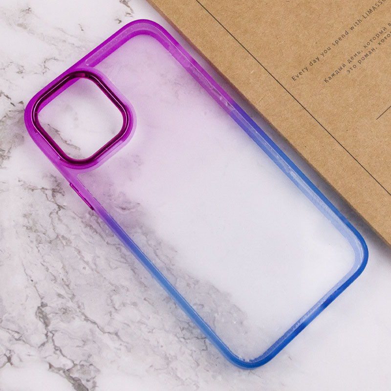 Фото Чехол TPU+PC Fresh sip series для Apple iPhone 11 Pro (5.8") (Синий / Фиолетовый) в магазине vchehle.ua