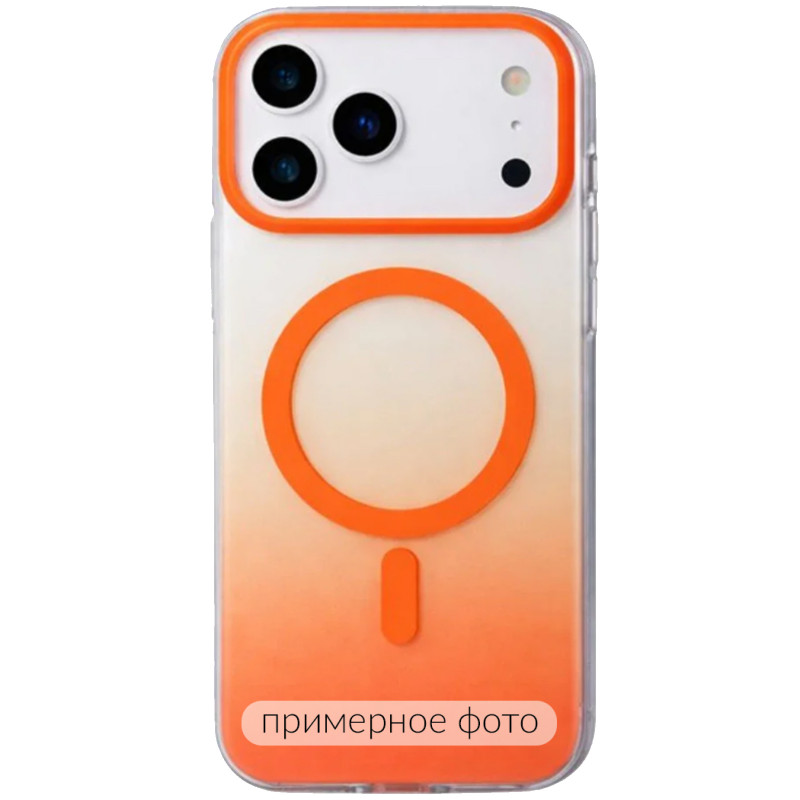 Чохол TPU+PC Phantom with Magnetic Safe на Apple iPhone 17 (6.3") (Orange)