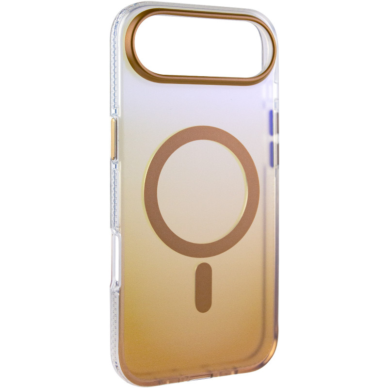 Чехол TPU+PC Phantom with Magnetic Safe для Apple iPhone 17 Air (6.5") (Golden)