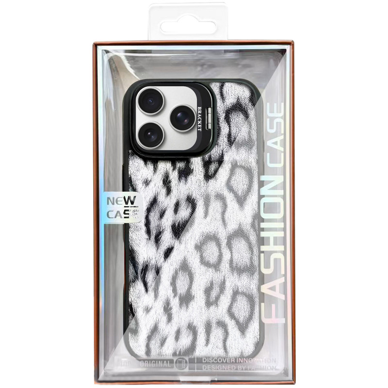 Фото Чехол TPU+PC Wild Leopard with Magnetic Fit для Apple iPhone 16 Pro Max (6.9") (Black) на vchehle.ua