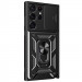 Ударопрочный чехол Ummi Camshield Serge Ring для Samsung Galaxy S22 Ultra (Черный / Black)