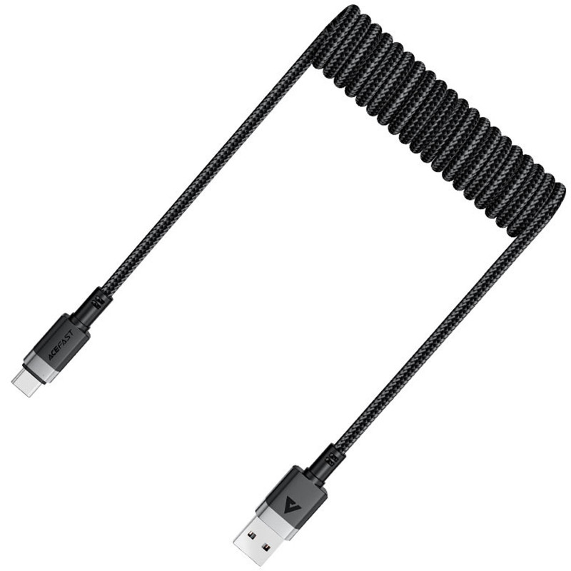 Фото Дата кабель Acefast C14-04 USB to Type-C 3A (1.2m) (Black) в магазине vchehle.ua