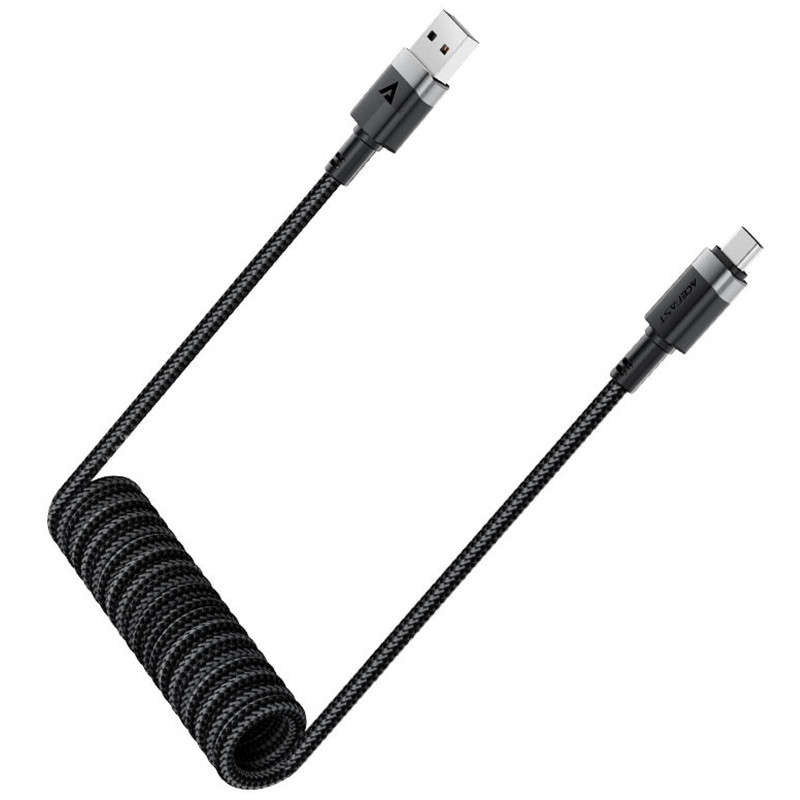 Дата кабель Acefast C14-04 USB to Type-C 3A (1.2m) (Black) в магазине vchehle.ua