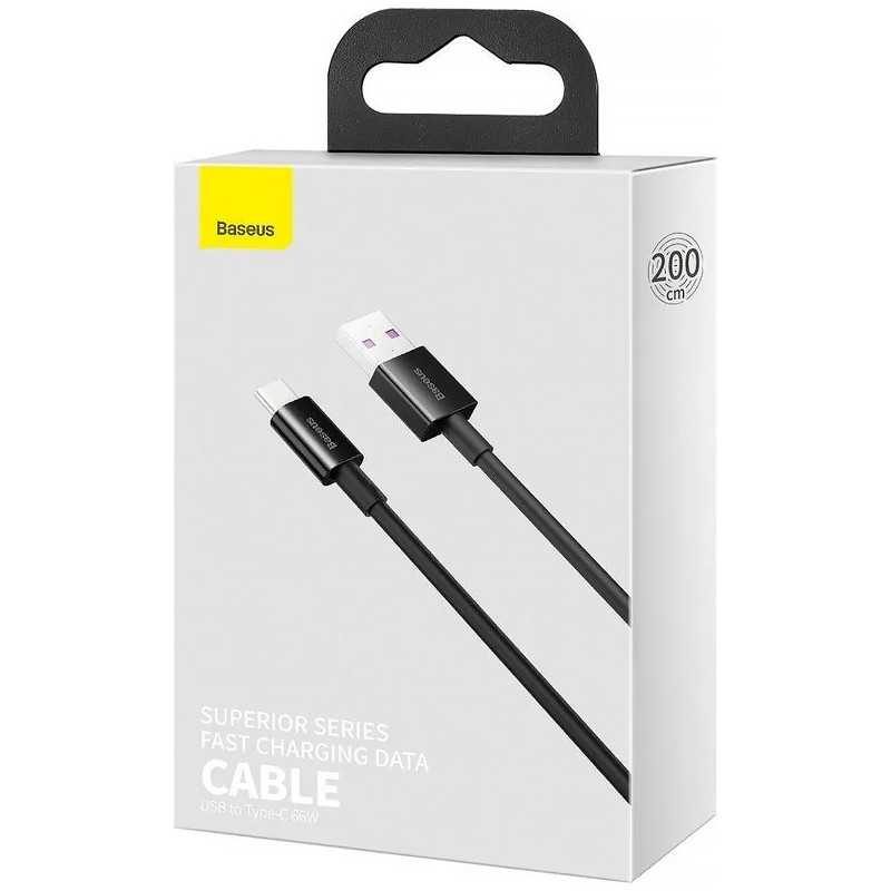 Дата кабель Baseus Superior Series USB to Type-C 100W (2m) (P103201) (Cluster Black) в магазине vchehle.ua