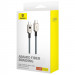 Купити Дата кабель Baseus Unbreakable Series Fast Charging Type-C to Type-C 100W 1m (P10355800111-0) (Stellar White) на vchehle.ua