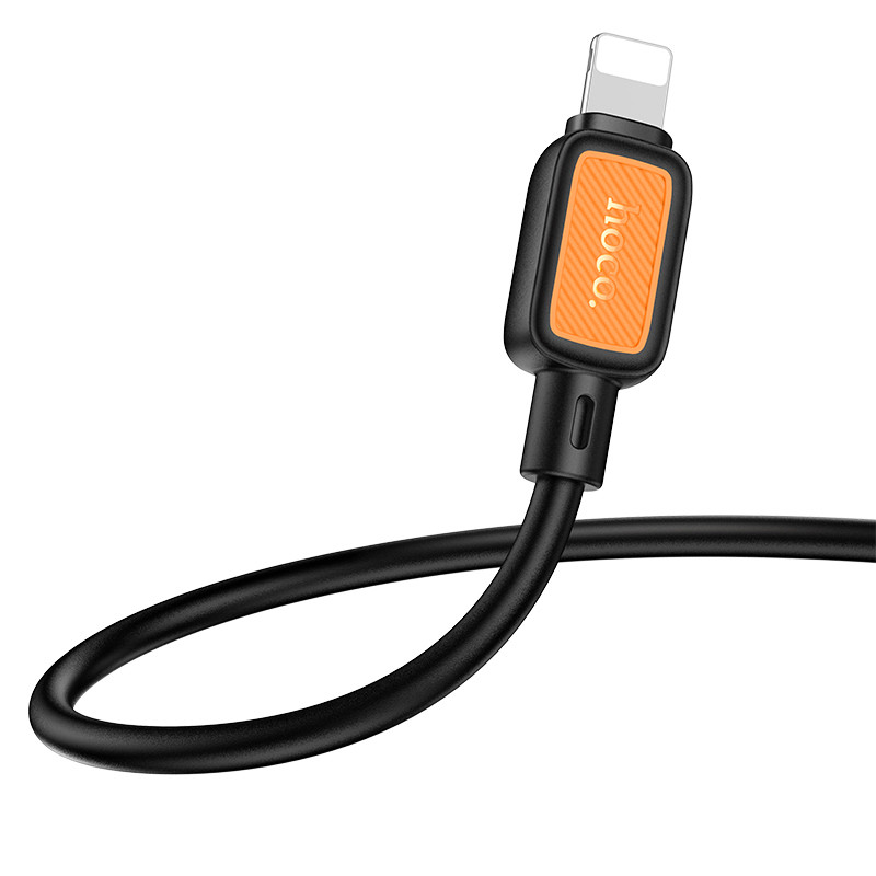 Фото Дата кабель Hoco X108 Benefit USB to Lightning 2.4A (1m) (Black) в магазине vchehle.ua