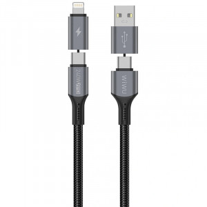Дата кабель WIWU C077 Cyberlink Type-C to Lightning 27W (1m)