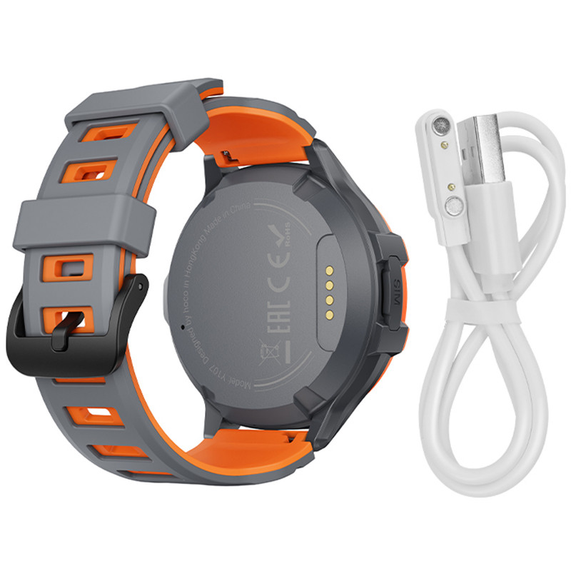 Детские cмарт-часы Hoco Y107 4G with call function (Orange) в магазине vchehle.ua
