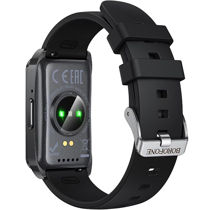 Фото Фітнес-трекер Borofone BD16 Smart bracelet (Black) в маназині vchehle.ua