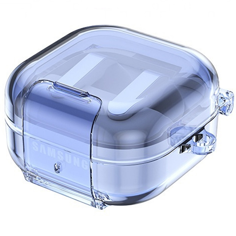 Фото Футляр Crystal Lock Series для Samsung Galaxy Buds 4 / 4 Pro (Blue) на vchehle.ua