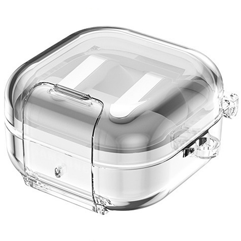 Фото Футляр Crystal Lock Series для Samsung Galaxy Buds 4 / 4 Pro (Clear) на vchehle.ua