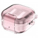 Фото Футляр Crystal Lock Series для Samsung Galaxy Buds 4 / 4 Pro (Pink) на vchehle.ua