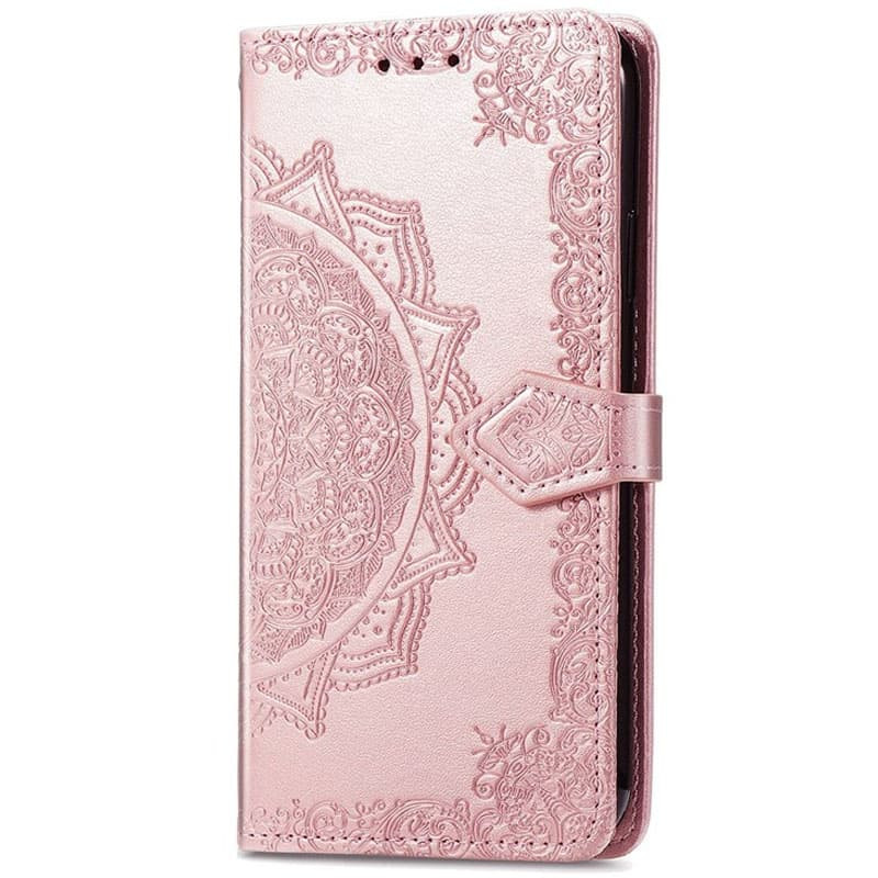 Шкіряний чохол-книжка Art Case з візитницею на Xiaomi 11T / 11T Pro (Рожевий)