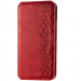 Кожаный чехол-книжка GETMAN Cubic (PU) для Xiaomi Redmi Note 9s / Note 9 Pro / Note 9 Pro Max (Красный)