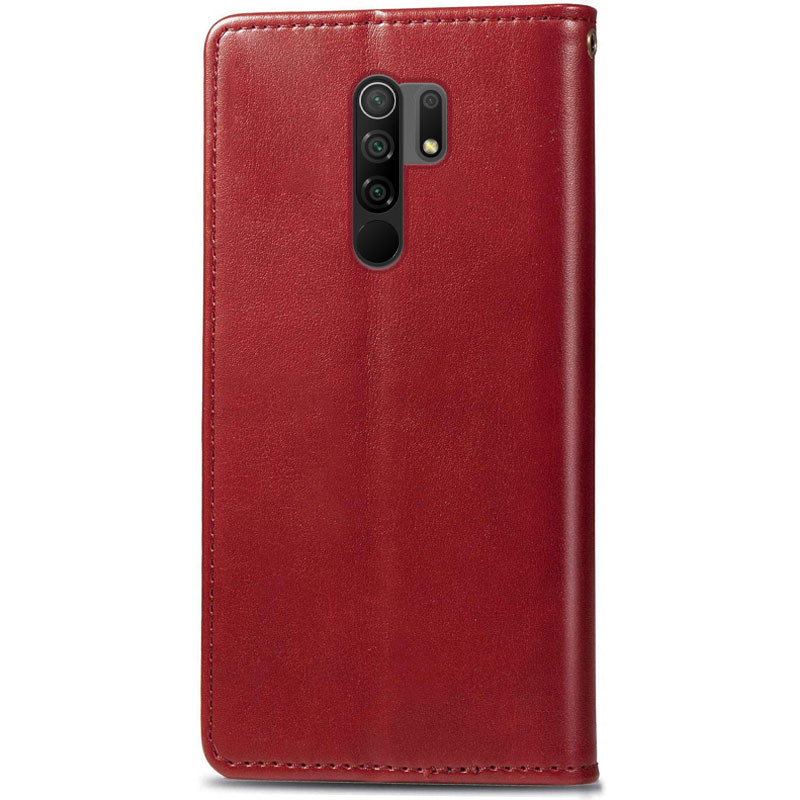 Шкіряний чохол-книжка GETMAN Gallant (PU) для Xiaomi Redmi Note 8 Pro (Червоний) в магазині vchehle.ua