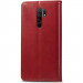 Шкіряний чохол-книжка GETMAN Gallant (PU) для Xiaomi Redmi Note 8 Pro (Червоний) в магазині vchehle.ua