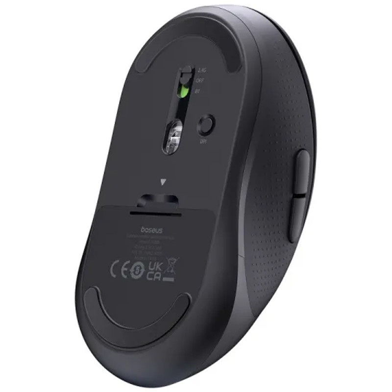 Купить Мышь беспроводная Baseus F02 Ergonomic Bluetooth (B010555) (Cluster Black) на vchehle.ua