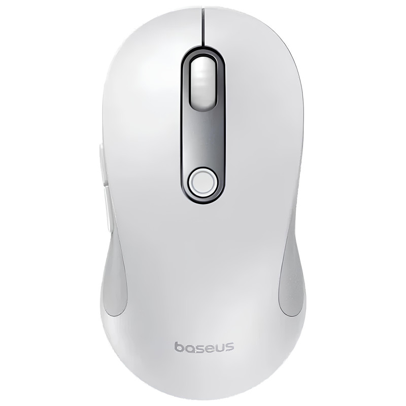 Мышь беспроводная Baseus F02 Ergonomic Bluetooth (B010555) (Moon White)