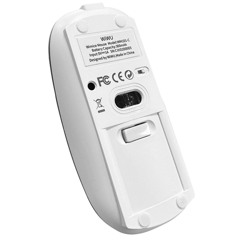 Купить Мышь беспроводная WIWU WM101-C Wimice Lite 2.4G (Silver) на vchehle.ua
