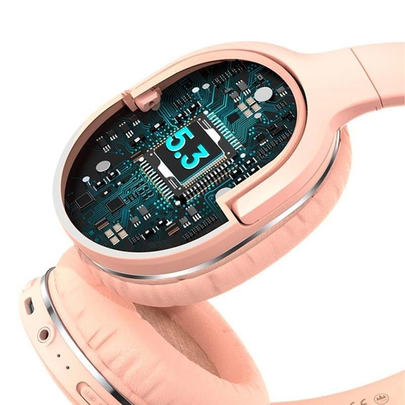 Купити Накладні бездротові навушники Baseus Encok Wireless headphone D02 Pro (NGTD01030) (Pink) на vchehle.ua