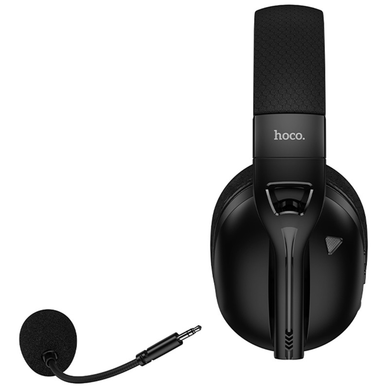 Купить Накладные беспроводные наушники Hoco W114 Magic +3.5mm+2.4G (Black) на vchehle.ua