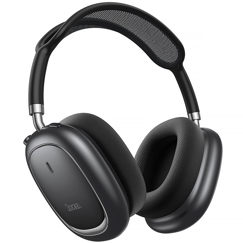 Накладные беспроводные наушники Hoco W68 Calma ANC (App) (Metal gray)