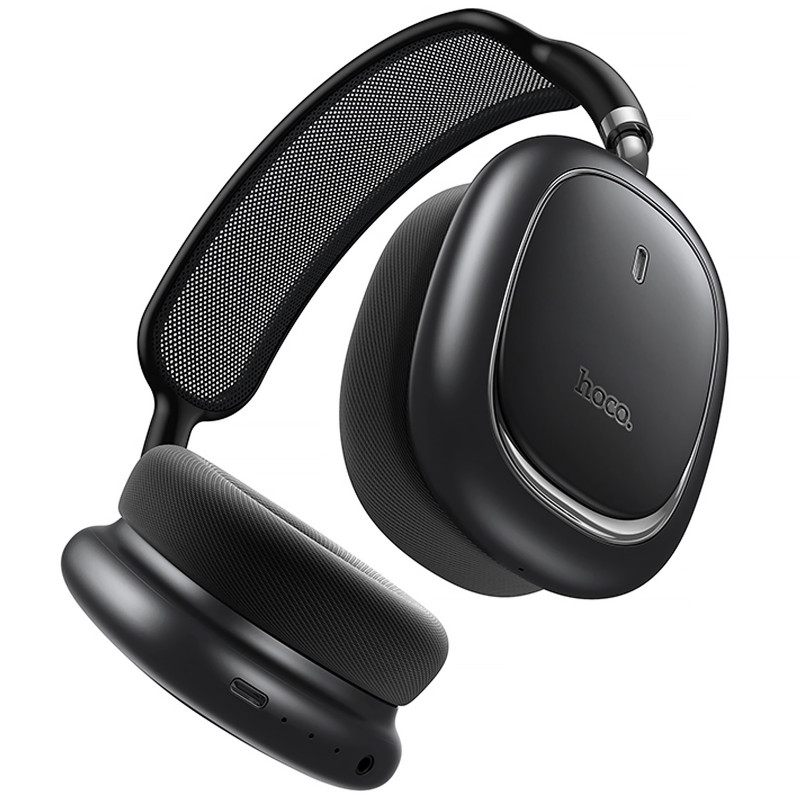 Фото Накладные беспроводные наушники Hoco W68 Calma ANC (App) (Metal gray) на vchehle.ua