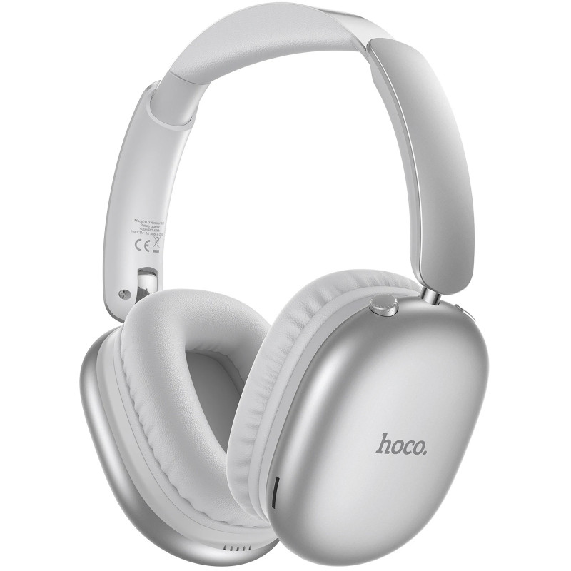 Накладні бездротові навушники Hoco W73 Graceful (App) (Silver)