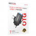 Фото Переходник Borofone BV26D 3in1 Lightning male/Type-C male/Micro male to USB2.0 female (Black) на vchehle.ua