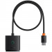 Фото Переходник HUB Baseus AirJoy Series 2in1 HDMI to HDMI/HDMI (B01331105) (Cluster Black) в магазине vchehle.ua