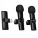 Петличный беспроводной микрофон Borofone BFK16A Winner dual-mic Type-C